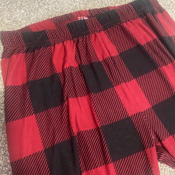 Fammy Jammies Flannel Red Plaid Pajama Pj Lounge Comfy Pants Women's Size Medium - Picture 1 of 4